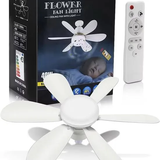 "Flower Fan Light" (Shamollatgichli lampa)