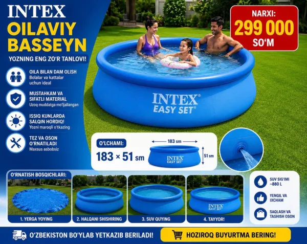 INTEX Oilaviy Basseyn